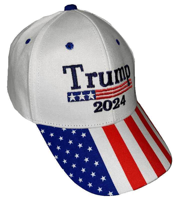 Free Trump 2024 Patriotic Hat